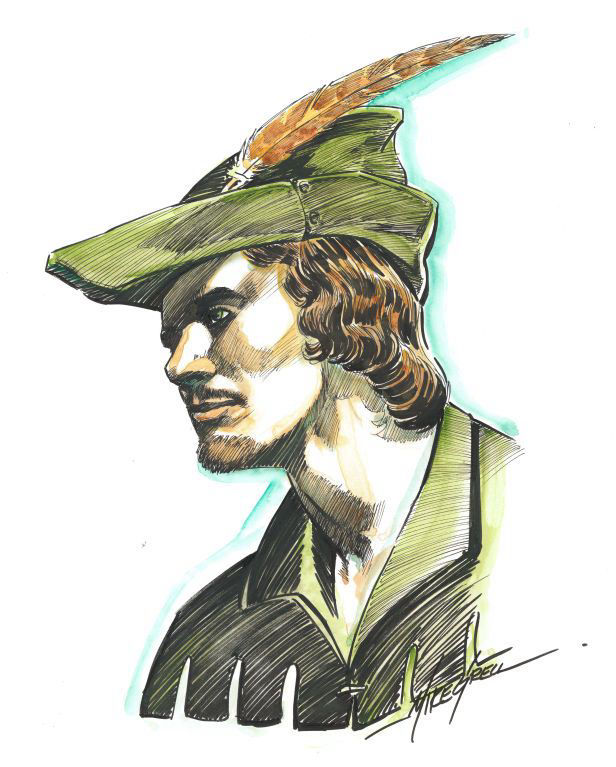 Robin Hood image by Mike Grell