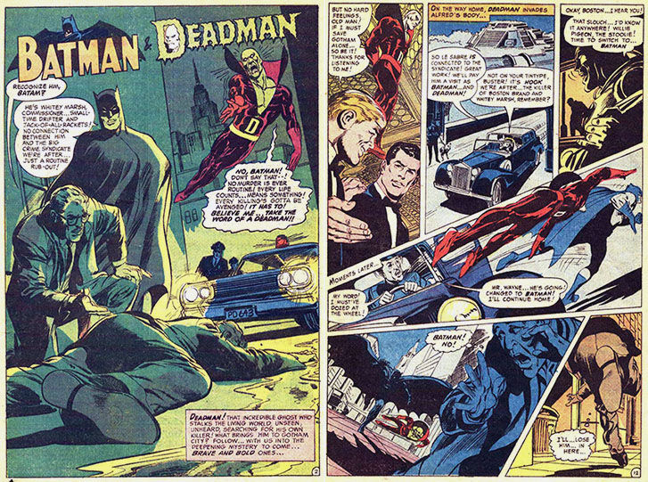 The first Batman in Brave and the Bold issue drawn by Neal Adams