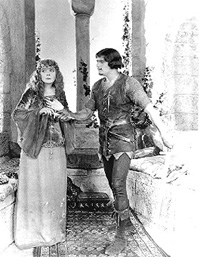 Douglas Fairbanks Sr's Robin Hood was the Earl of Huntingdon, but he was far more playful than the Elizabethan version.