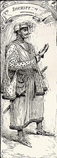Louis Rhead's classic illustration of the sheriff.