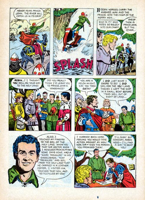 Page 5 of "Sir Robin Hood", art by Frank Bolle