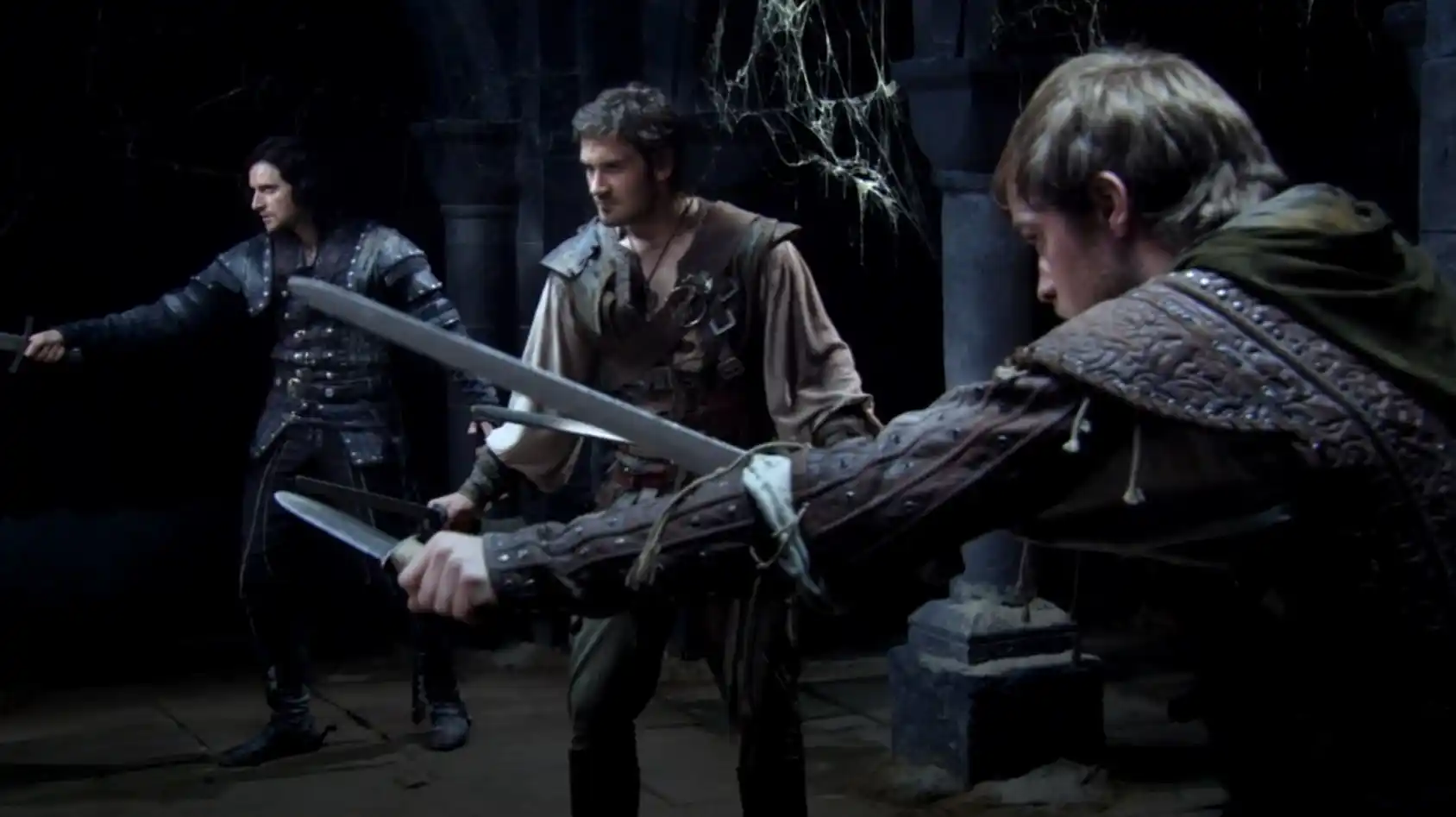Robin, Archer and Gisborne