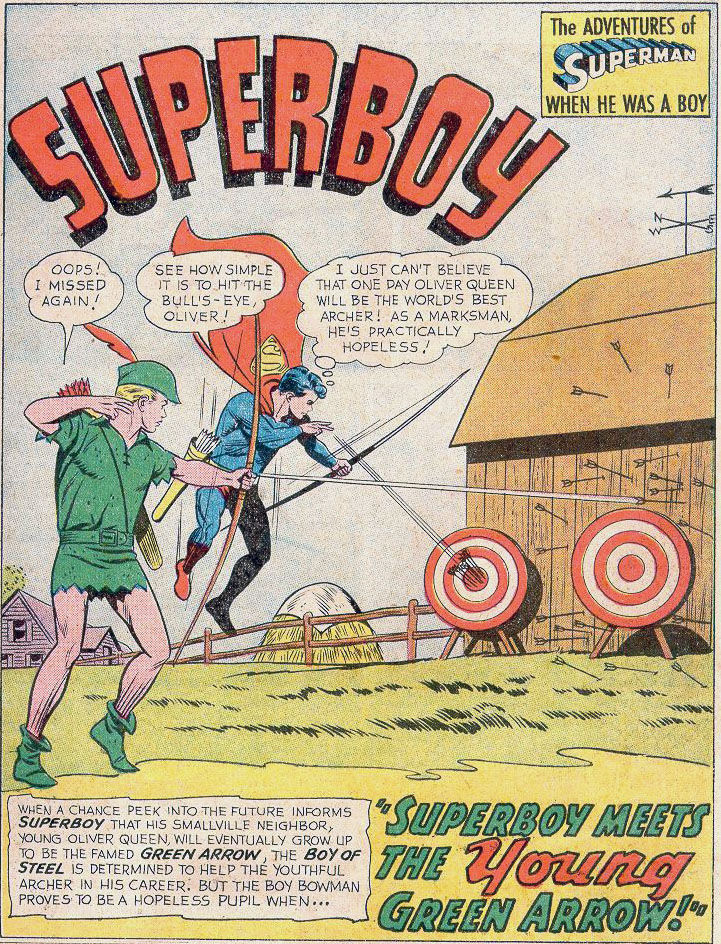 Adventure #258 1959-DC-Superboy-Green Arrow-Aquaman-Speedy-P/FR  Comic  Books - Silver Age, DC Comics, Superboy, Superhero / HipComic