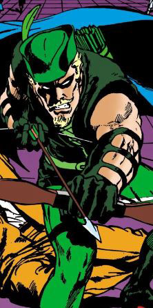 Green Arrow in his new costume from the cover of Brave and the Bold #85 by Neal Adams