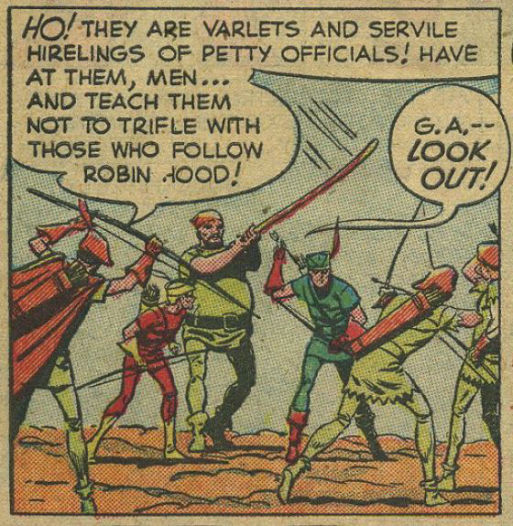 When Green Arrow Met Robin Hood: Golden Age Comics