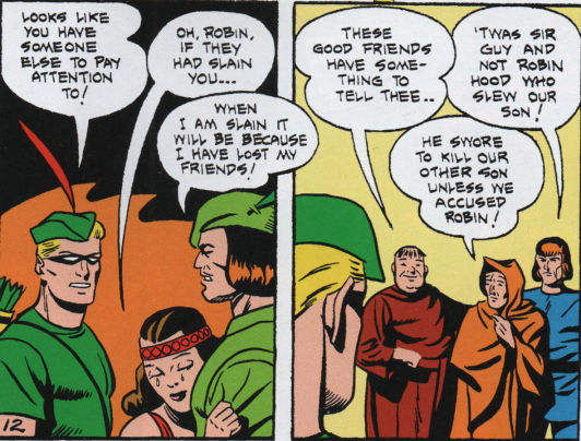 When Green Arrow Met Robin Hood: Golden Age Comics