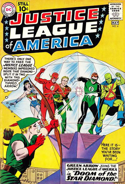 Justice League of America #4, cover by Murphy Anderson