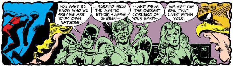 The JLA meet their evil selves by Denny O'Neil, Dick Dillin and Joe Giella