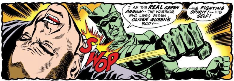 Green Arrow's evil ID duplicate strikes his psychiatrist by Denny O'Neil, Dick Dillin and Joe Giella