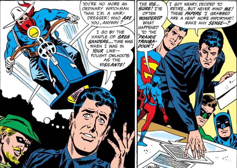 Vigilante talks to the Justice League by Denny O'Neil, Dick Dillin and Joe Giella