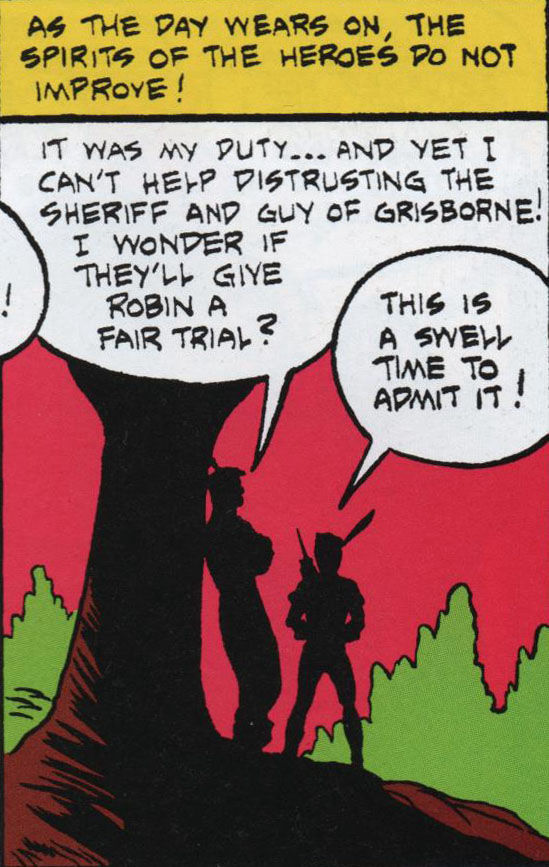 Green Arrow doubts Robin Hood will get a fair trial