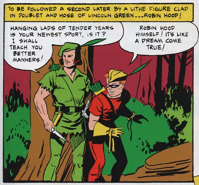 When Green Arrow Met Robin Hood: Golden Age Comics