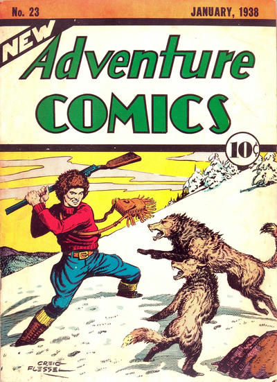 New Adventure Comics #23, cover by Creig Flessel