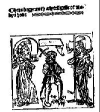 Woodcut from an old edition of The Gest.