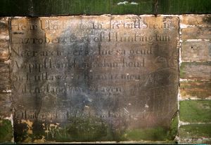 Robin Hood's grave at Kirklees. Photo by David Hepworth with the permission of Lady Armytage.