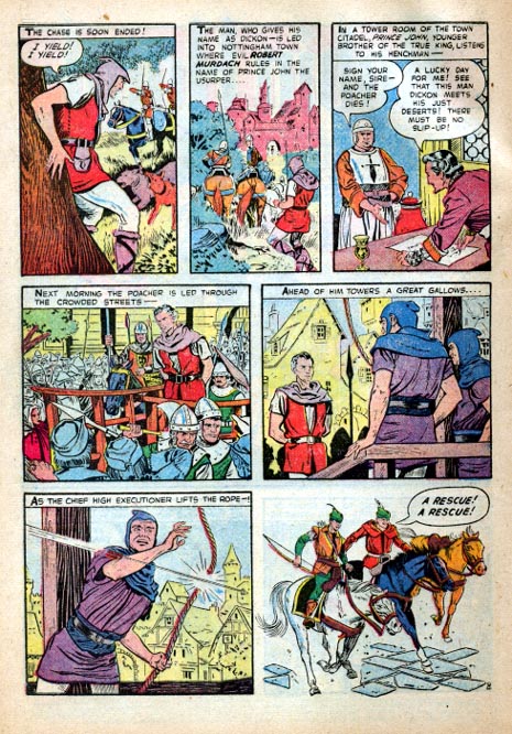 Page 2 of "The Prince and the Poacher", art by Frank Bolle