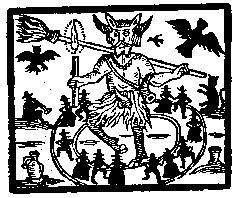 Ballad woodcut - of Robin Goodfellow (or the Devil -- images were often used for multiple purposes)