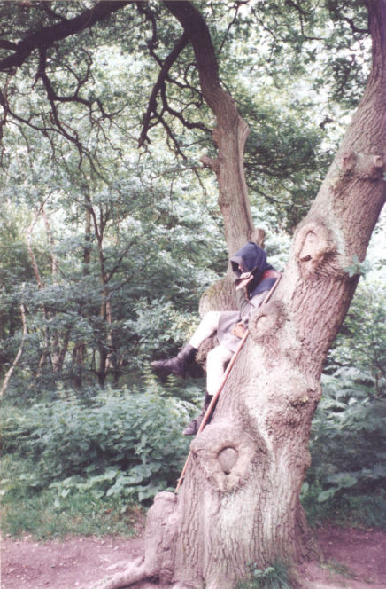A yeoman in Sherwood, at the 1999 Robin Hood academic conference