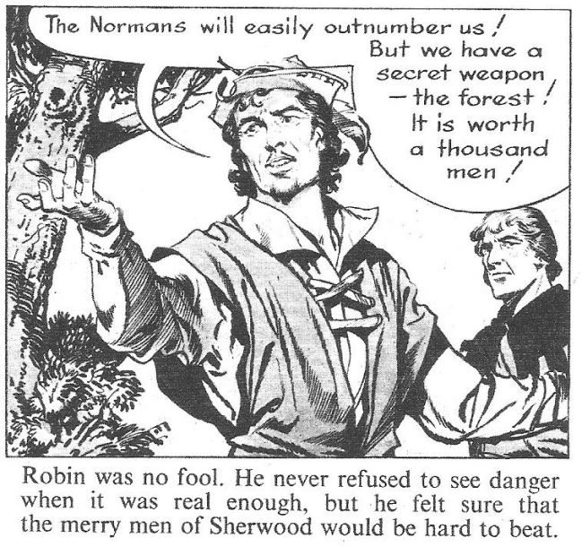 Robin Hood and His Merry Men by Frank Bellamy, 1956