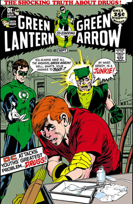 The cover to Green Lantern #85 by Neal Adams, "Snowbirds don't fly"