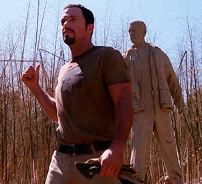 Adam Baldwin as Jayne Cobb in a Robin Hood inspired episode of Firefly