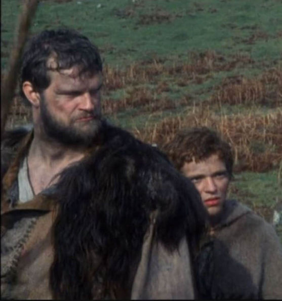 Clive Mantle and Peter Llewellyn Williams as Little John and Much in the 1980s TV series Robin of Sherwood