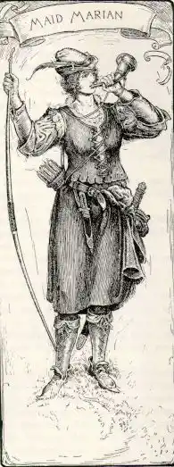 Maid Marian as illustrated by Louis Rhead