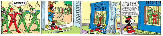 Mickey Mouse by Floyd Gottfredson, Sept 27, 1936