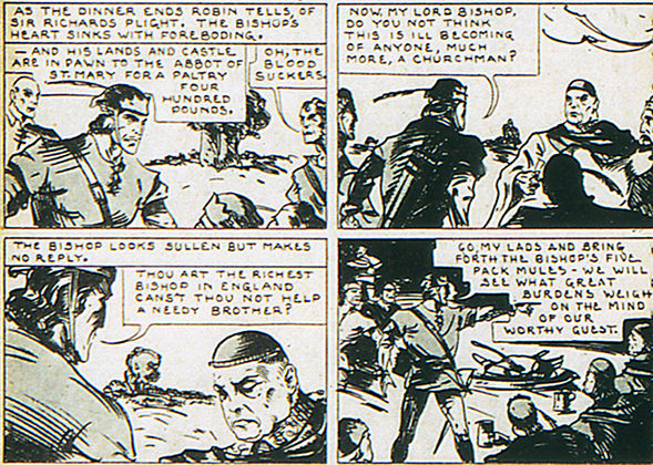 Robin Hood by Sven Elven, New Adventure Comics #29