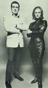 John Steed and Cathy Gale
