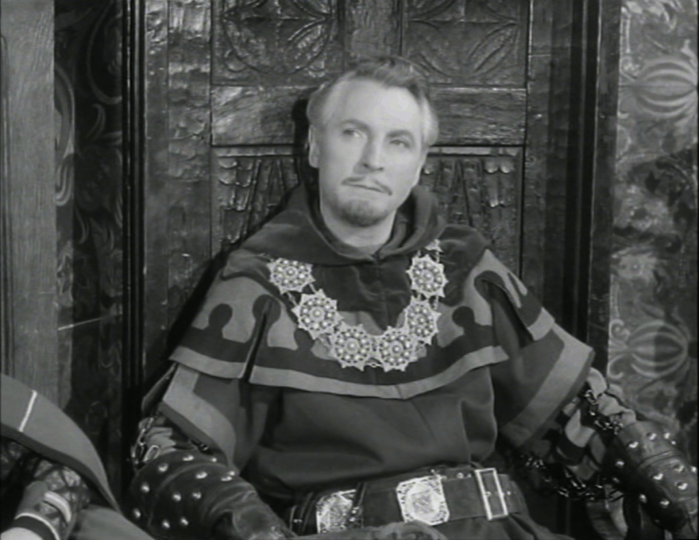 Alan Wheatley as the Sheriff of Nottingham