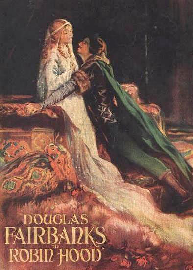 Movie poster for the 1922 silent film Douglas Fairbanks in Robin Hood