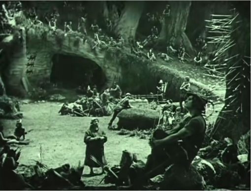 Robin Hood's outlaw camp in the 1922 film