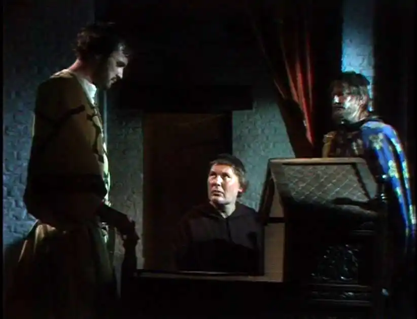 The Earl of Huntingdon, Father Ambrose, Sir Cedric and Baby Robin