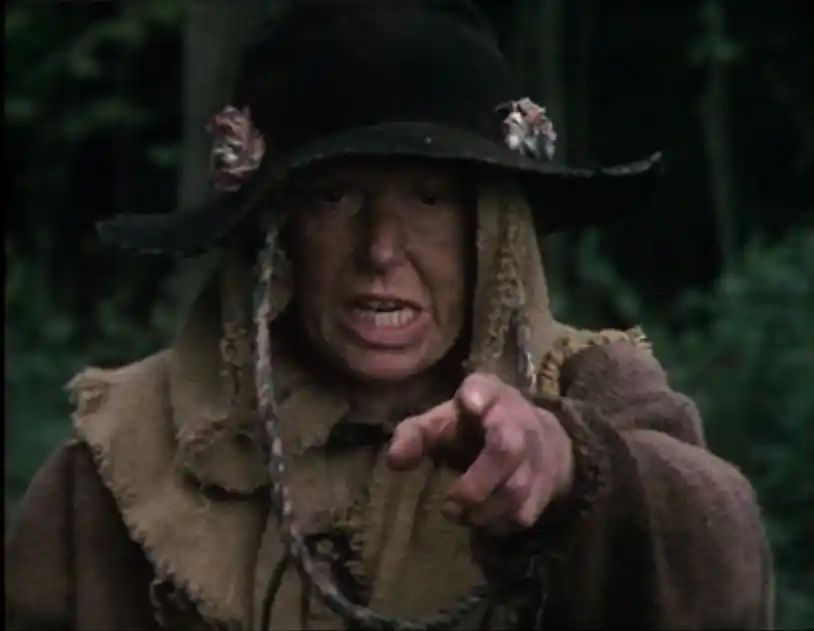 The old woman gives a prophecy