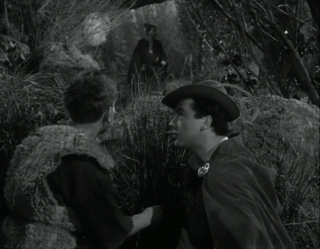 Edgar and Robin spot a moneylender in the forest
