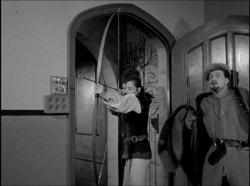 Emma Peel takes aim