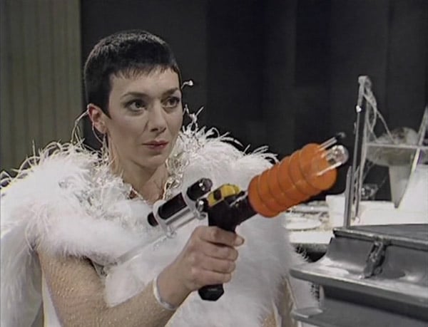 Jacqueline Pearce as Servalan in Blake's 7