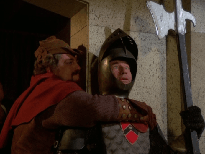 Mel Brooks as a guard in the first episode