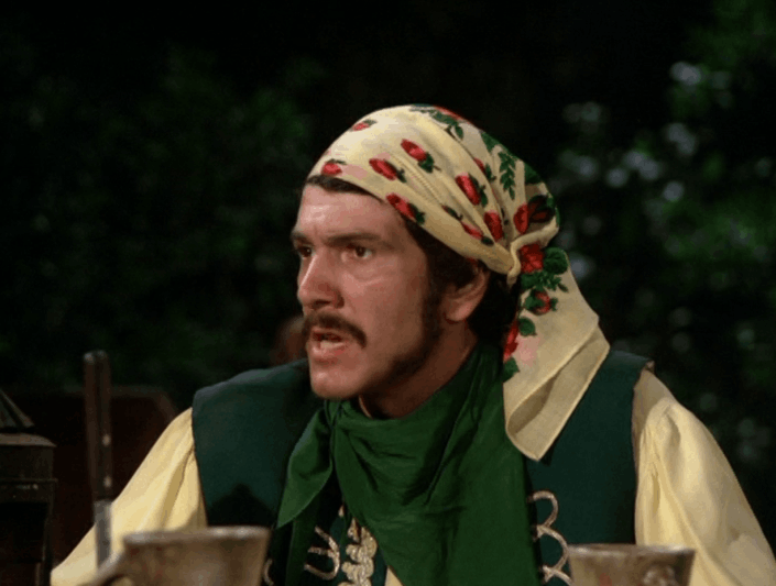 John Boni as a gypsy in the 12th episode